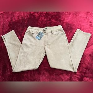 Brand new Boohoo Man suede tan trousers